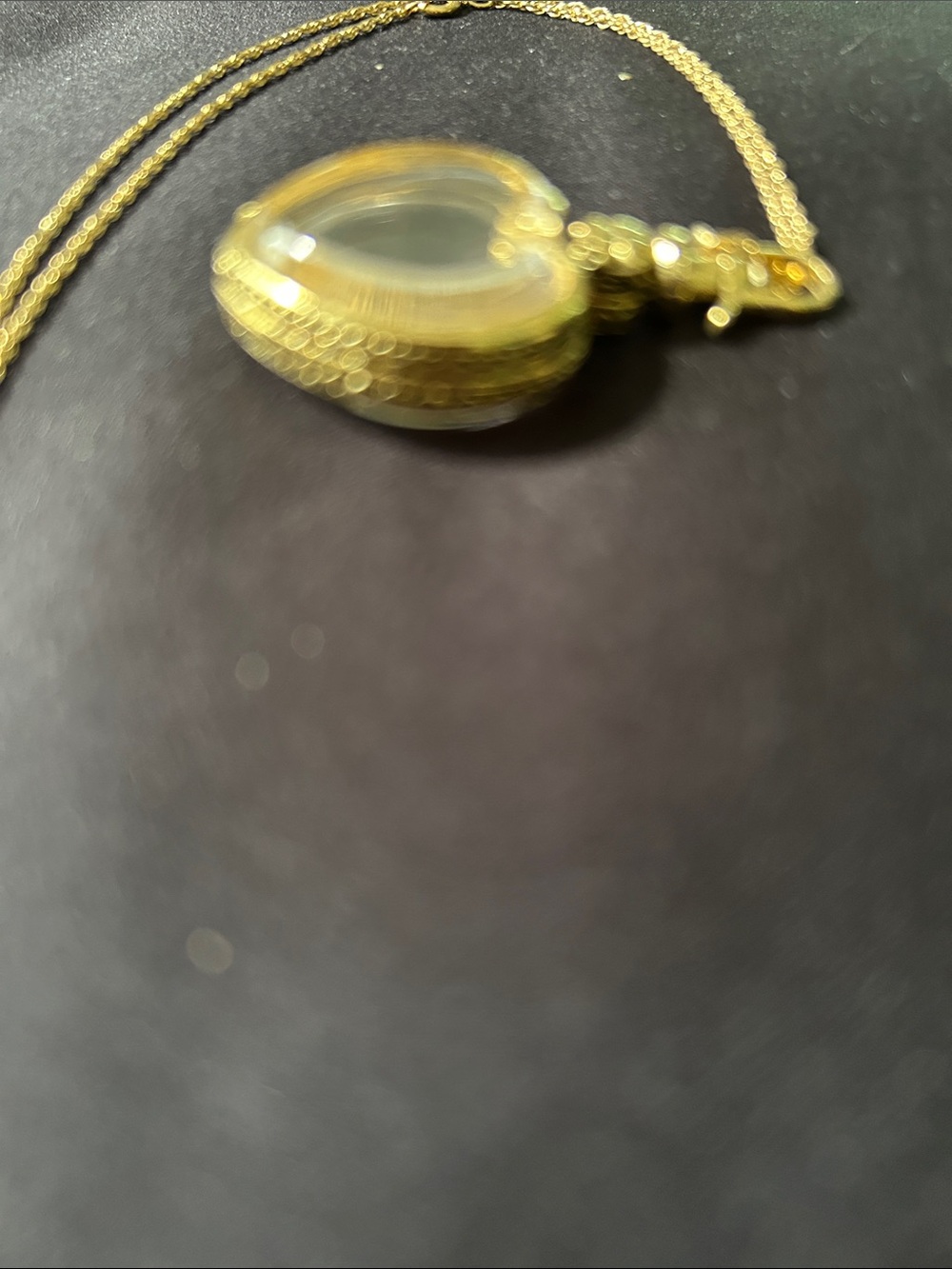 Gold Heart Locket Necklace - Women Jewelry - Picture 3 of 9